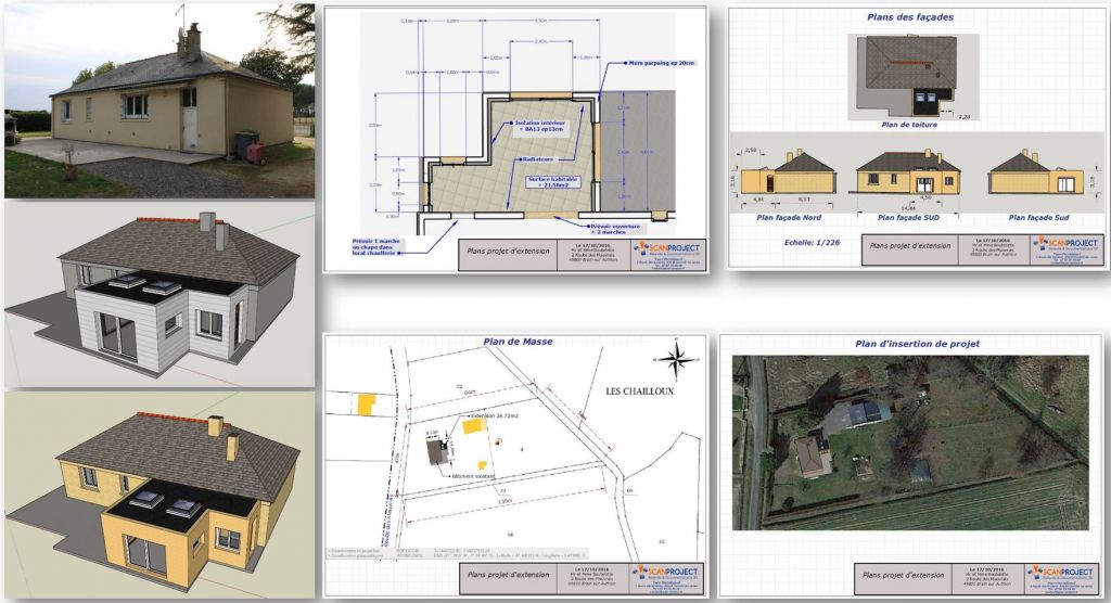 Plans extention 3D